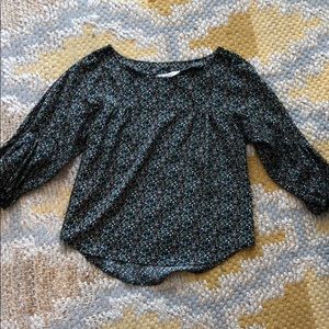 BCBGeneration Floral Blouse size XS